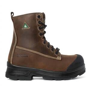 NEW ROYER men's 4-density 3m thinsulate work boots in brown